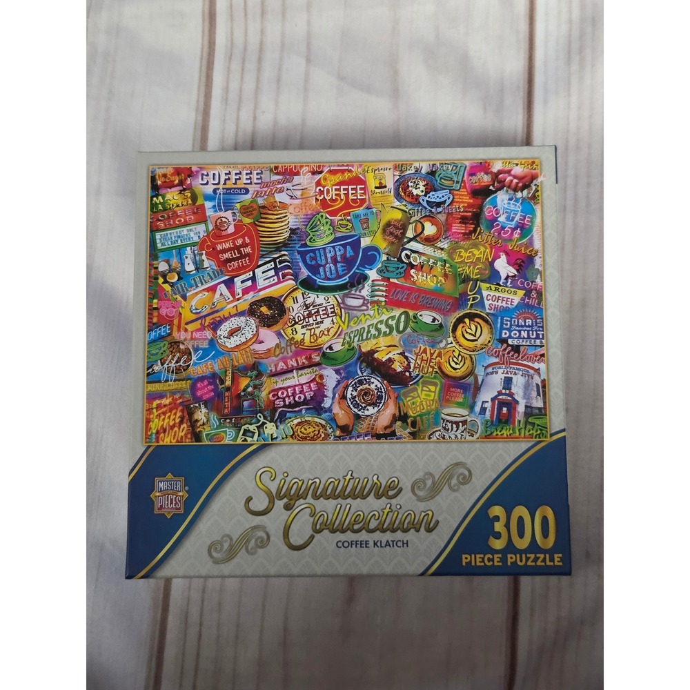 MasterPieces Signature Collection Coffee Klatch 300 Piece Jigsaw Puzzle IX